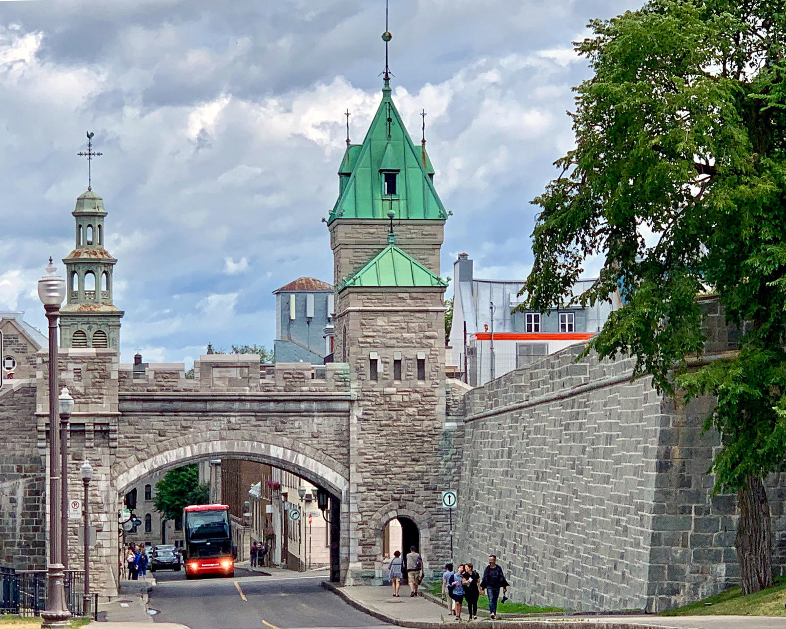Quebec City wall and gate